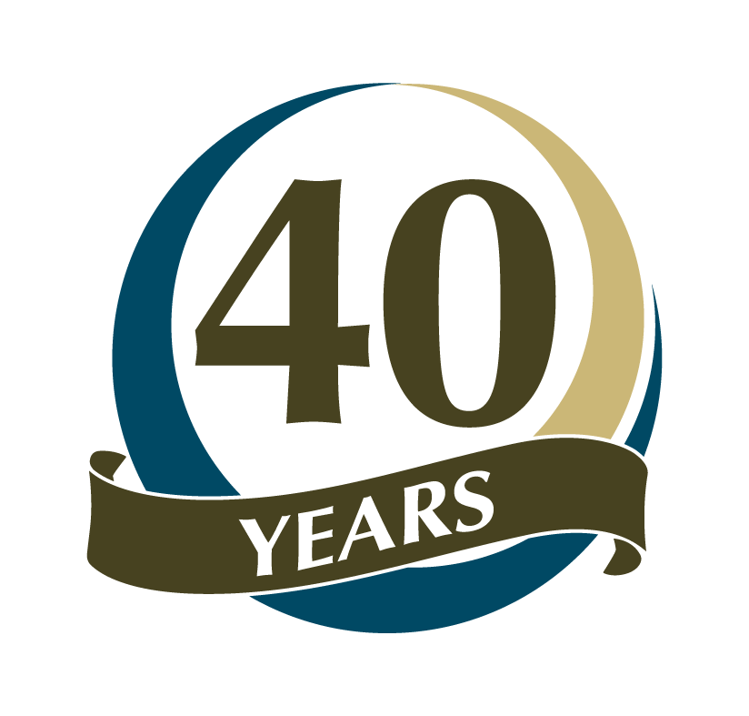 40 Years logo